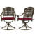 Antique Bronze / Red