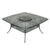 64" Square Table + 24" Lazy Susan