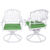 White / Green