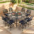 Lucky Stools W/Navy Blue Cushion