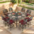 Lucky Stools W/Red Cushion