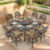 Elisabeth Bar Stools + 64" Bar Table W/ Lazy Susan
