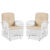 White & Beige