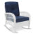 White & Navy Blue