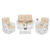 White & Beige