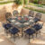 Elizabeth Stools W/Navy Blue Cushion