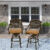 Lucky Stools W/Khaki Cushion